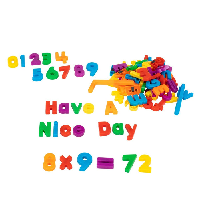 Magnetic Letters & Numbers, 99 Pieces Per Pack, 2 Packs - Kidsplace.store