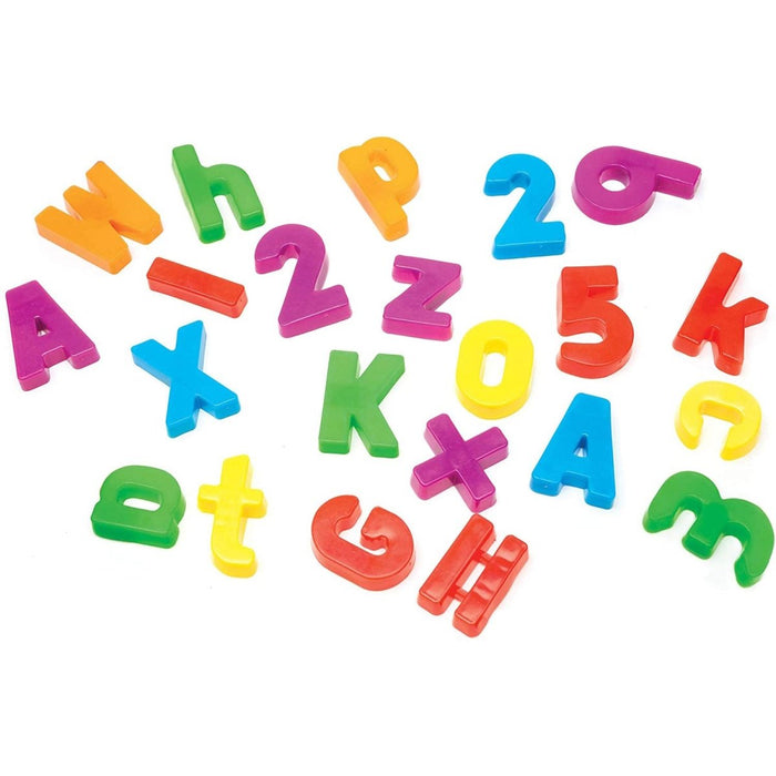 Magnetic Letters & Numbers, 99 Pieces Per Pack, 2 Packs - Kidsplace.store