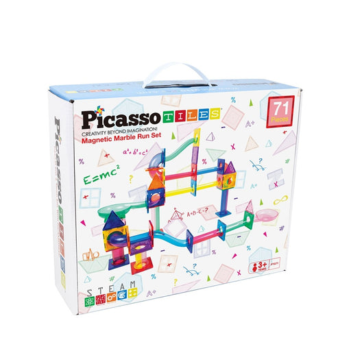 Magnetic Marble Run, 71 Pieces - Kidsplace.store