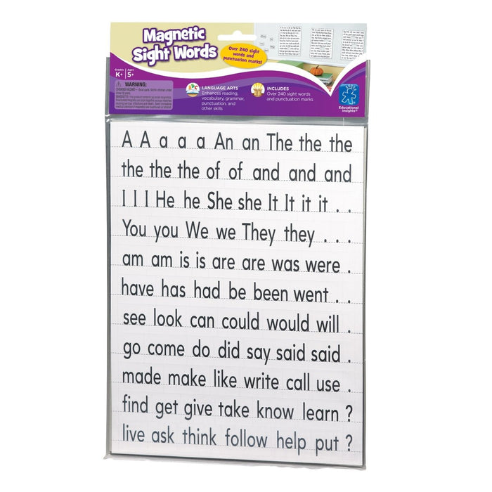 Magnetic Sight Words and Sentence Builders - Kidsplace.store