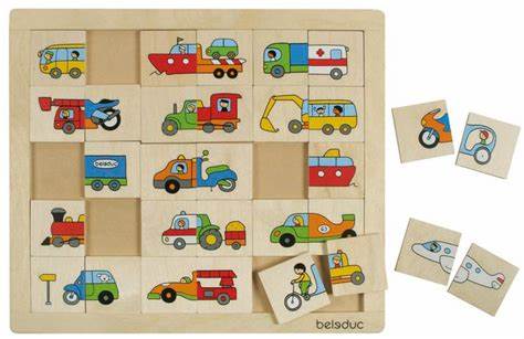 Match & Mix Transport Puzzle - Kidsplace.store