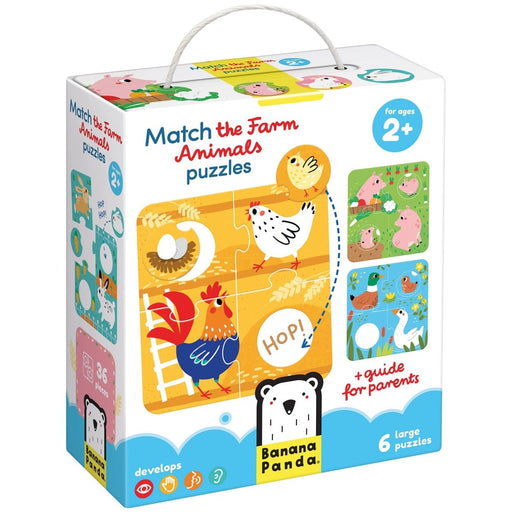 Match the Farm Animals Puzzles, Age 2+ - Kidsplace.store