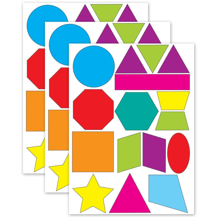 Math Die - Cut Magnets, Shapes, 16 Per Pack, 3 Packs - Kidsplace.store