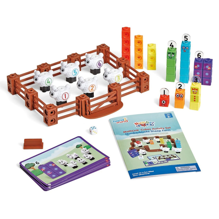 MathLink® Cubes Activity Set Numberblocks® Sheep Farm - Kidsplace.store