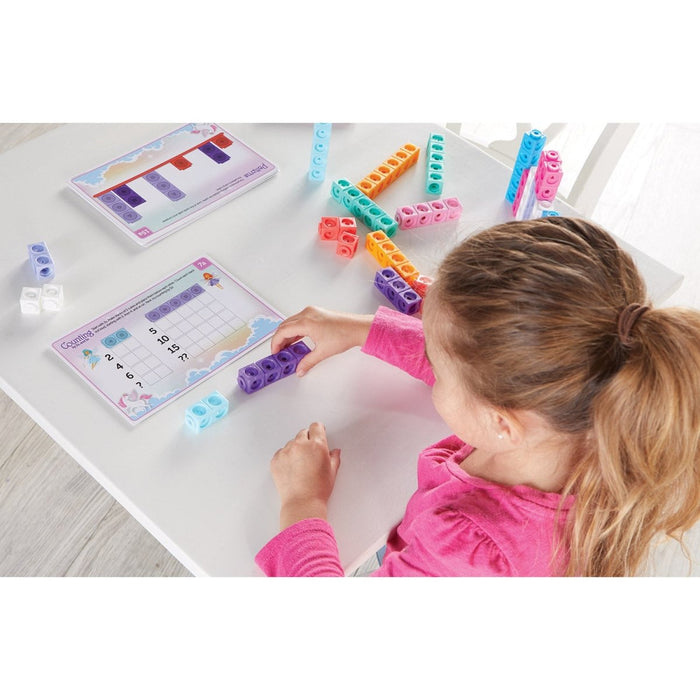 Mathlink® Cubes Kindergarten Math Activity Set: Fantasticals! - Kidsplace.store