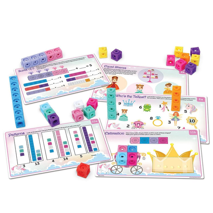 Mathlink® Cubes Kindergarten Math Activity Set: Fantasticals! - Kidsplace.store