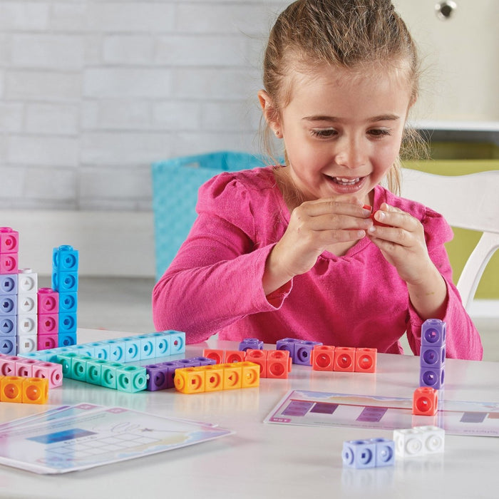 Mathlink® Cubes Kindergarten Math Activity Set: Fantasticals! - Kidsplace.store