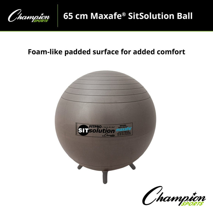 MAXAFE® Sitsolution 65cm Ball with Stability Legs - Kidsplace.store