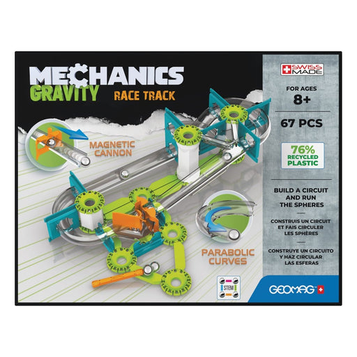 Mechanics Gravity Race Track Recycled, 67 Pieces - Kidsplace.store