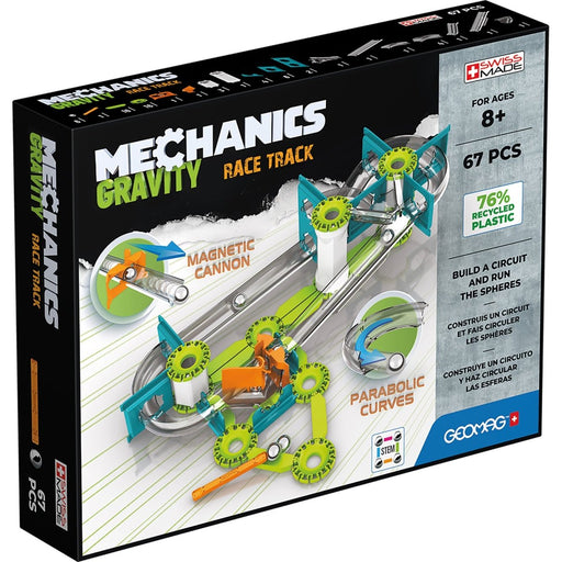 Mechanics Gravity Race Track Recycled, 67 Pieces - Kidsplace.store