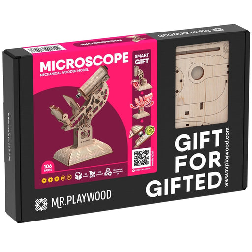 Microscope Mechanical Wooden Model - Kidsplace.store