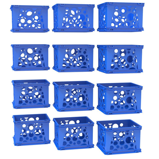 Mini Crate, Blue, 12 - Pack - Kidsplace.store