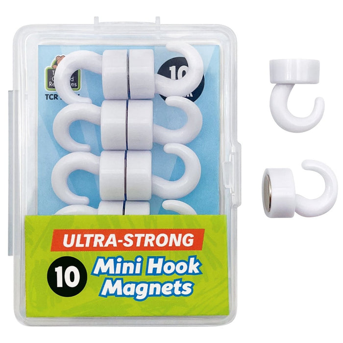 Mini Hook Magnets, 10 Per Pack, 2 Packs - Kidsplace.store