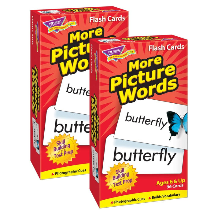 More Picture Words Skill Drill Flash Cards, 2 Sets - Kidsplace.store