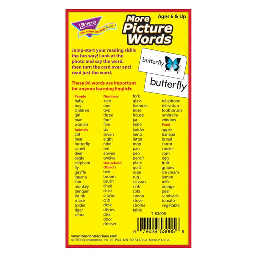 More Picture Words Skill Drill Flash Cards, Pack of 3 - Kidsplace.store