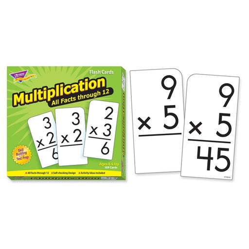 Multiplication 0 - 12 All Facts Skill Drill Flash Cards - Kidsplace.store