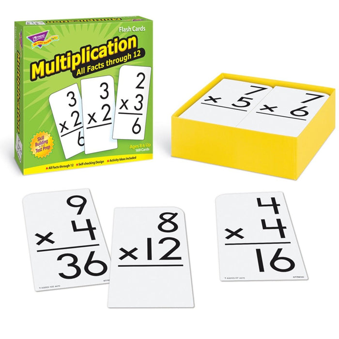 Multiplication 0 - 12 All Facts Skill Drill Flash Cards - Kidsplace.store