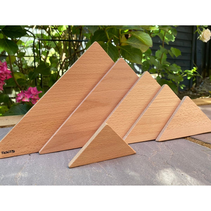 Natural Architect Panels - Triangles - Set of 6 - Kidsplace.store