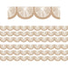 Natural Poms Scalloped Die - Cut Border Trim, 35 Feet Per Pack, 6 Packs - Kidsplace.store