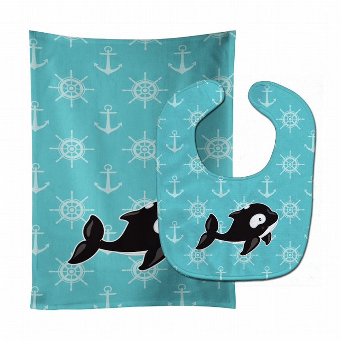 Nautical Baby Bib & Burp Cloth - Kidsplace.store