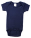 Navy Interlock Short Sleeve Bodysuit Onezies 0010b.navy.nb - Kidsplace.store