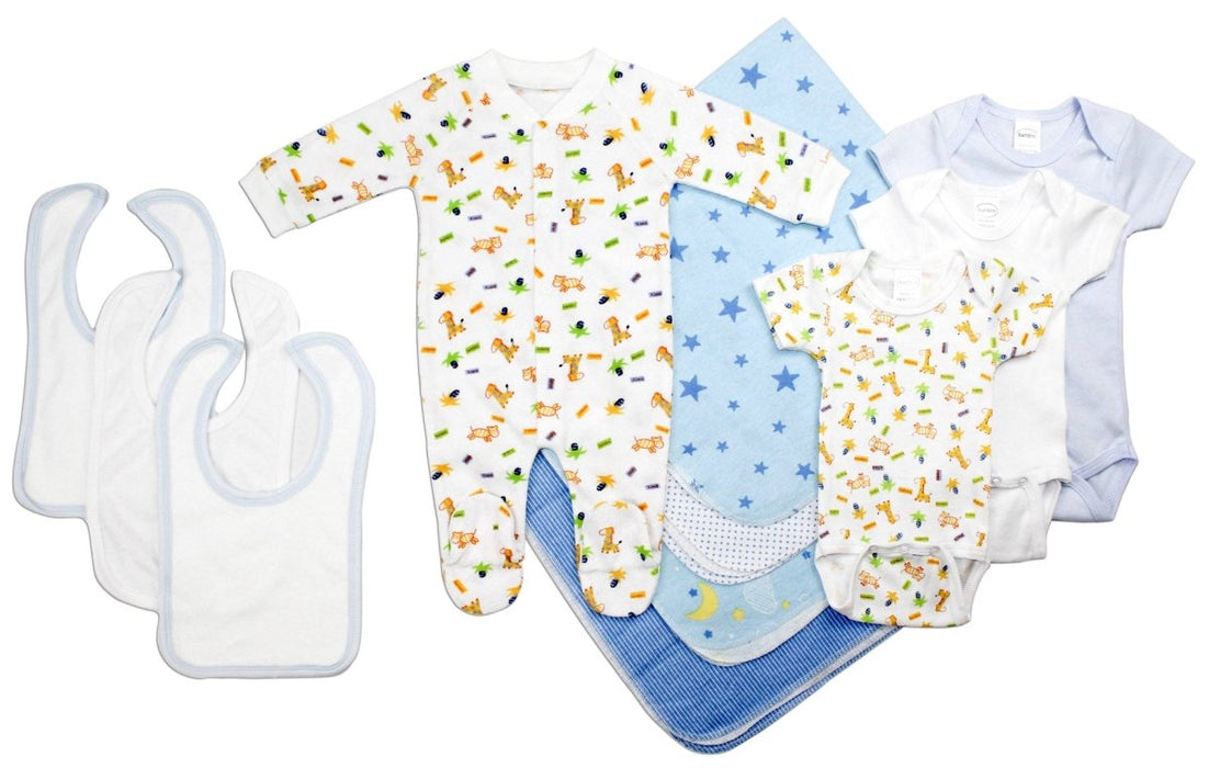 Newborn Baby Boy 11 Pc Baby Shower Gift Set Ls_0022 - Kidsplace.store