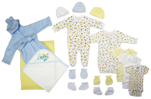 Newborn Baby Boys 15 Pc Baby Shower Gift Set Ls_0114 - Kidsplace.store