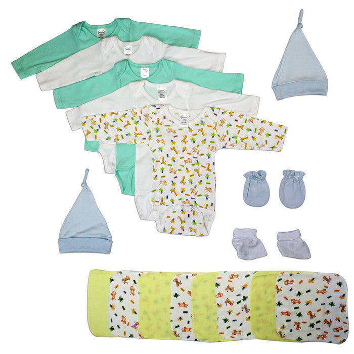 Newborn Baby Boys 17 Pc Baby Shower Gift Set Ls_0059 - Kidsplace.store