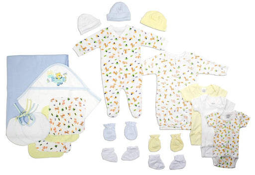 Newborn Baby Boys 21 Pc Baby Shower Gift Set Ls_0113 - Kidsplace.store