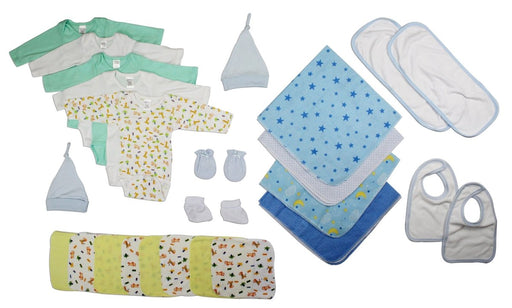 Newborn Baby Boys 25 Pc Baby Shower Gift Set Ls_0072 - Kidsplace.store