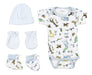 Newborn Baby Boys 4 Pc Baby Shower Gift Set Ls_0074 - Kidsplace.store