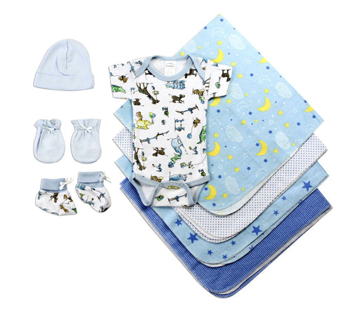 Newborn Baby Boys 8 Pc Baby Shower Gift Set Ls_0076 - Kidsplace.store