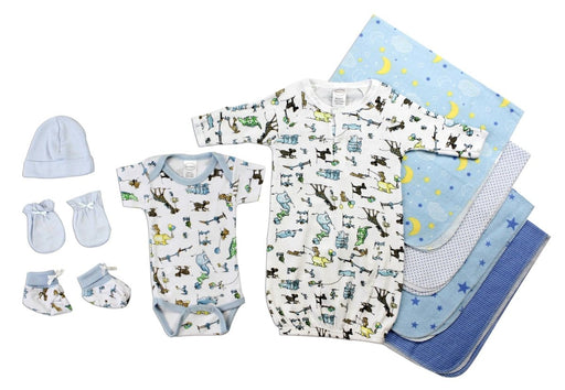 Newborn Baby Boys 9 Pc Baby Shower Gift Set Ls_0081 - Kidsplace.store
