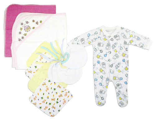 Newborn Baby Girls 10 Pc Baby Shower Gift Set Ls_0095 - Kidsplace.store