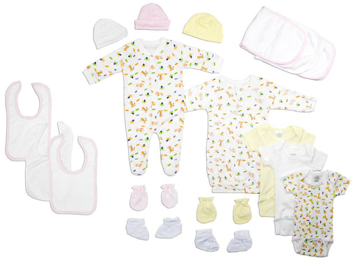 Newborn Baby Girls 18 Pc Baby Shower Gift Set Ls_0118 - Kidsplace.store