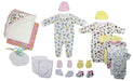 Newborn Baby Girls 20 Pc Baby Shower Gift Set Ls_0034 - Kidsplace.store