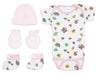 Newborn Baby Girls 4 Pc Baby Shower Gift Set Ls_0082 - Kidsplace.store