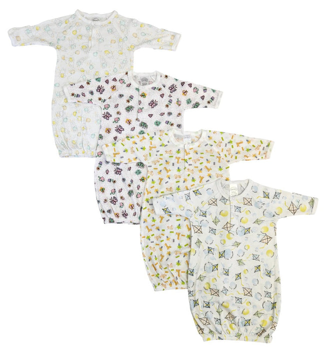 Newborn Baby Girls 4 Piece Gown Set Nc_0803 - Kidsplace.store
