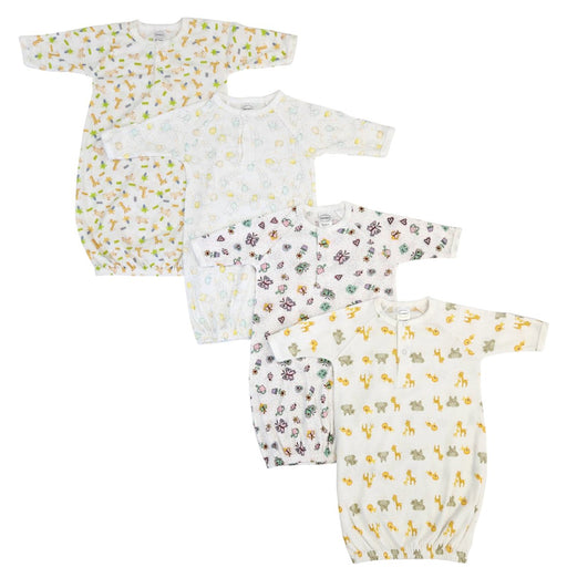Newborn Baby Girls 4 Piece Gown Set Nc_0809 - Kidsplace.store