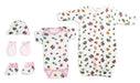 Newborn Baby Girls 5 Pc Baby Shower Gift Set Ls_0084 - Kidsplace.store