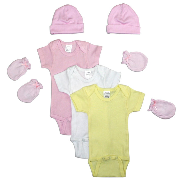 Newborn Baby Girls 7 Pc Baby Shower Gift Set Ls_0048 - Kidsplace.store