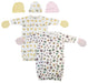 Newborn Baby Girls 7 Piece Gown Set Nc_0776 - Kidsplace.store