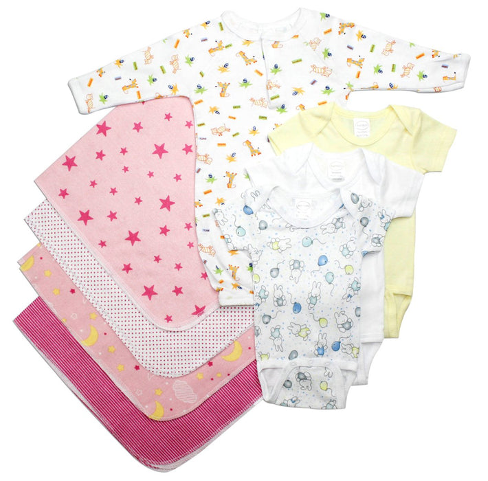 Newborn Baby Girls 8 Pc Baby Shower Gift Set Ls_0033 - Kidsplace.store