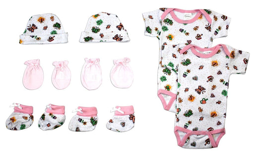 Newborn Baby Girls 8 Pc Baby Shower Gift Set Ls_0083 - Kidsplace.store