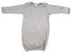 Newborn Heather Grey Gown Ls_0671 - Kidsplace.store