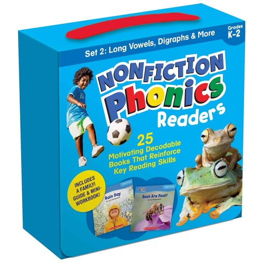 Nonfiction Phonics Readers: Long Vowels, Digraphs & More, Single-Copy Set, 25 Books - Kidsplace.store