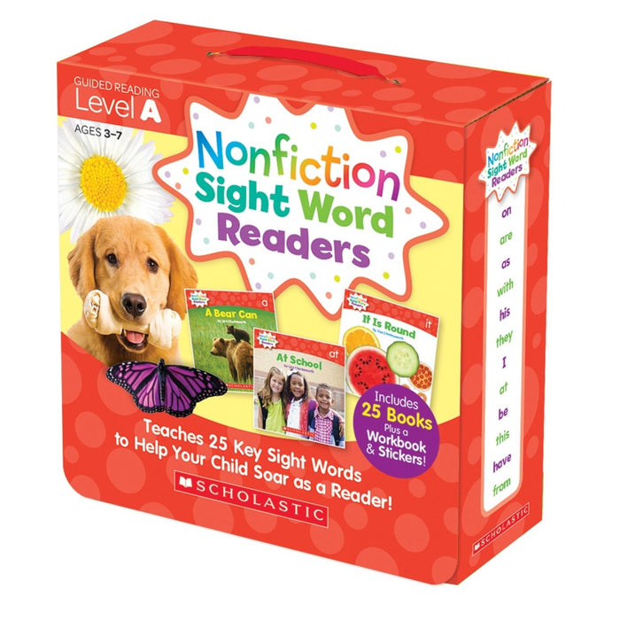 Nonfiction Sight Word Readers Set, Level A, Set of 25 Books - Kidsplace.store