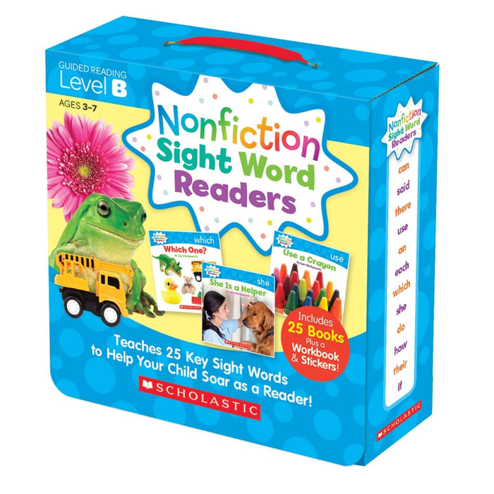 Nonfiction Sight Word Readers Set, Level B, Set of 25 Books - Kidsplace.store