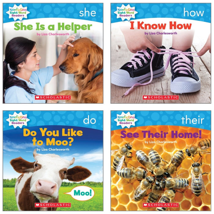 Nonfiction Sight Word Readers Set, Level B, Set of 25 Books - Kidsplace.store