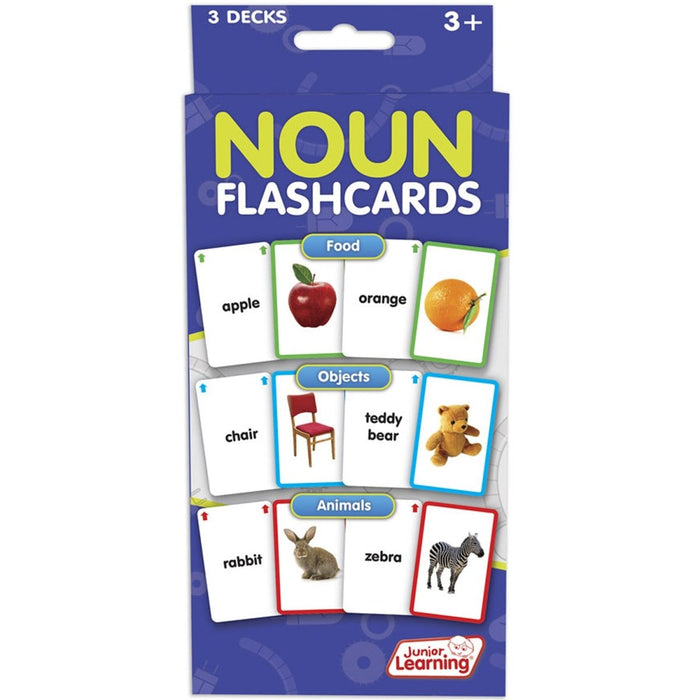 Nouns Flashcards, 3 Decks Per Pack, 3 Packs - Kidsplace.store